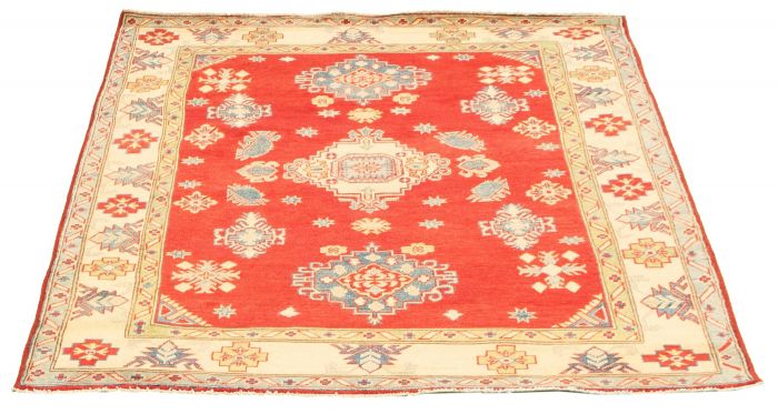 Afghan Finest Ghazni 5'2" x 6'3" Hand-knotted Wool Rug 