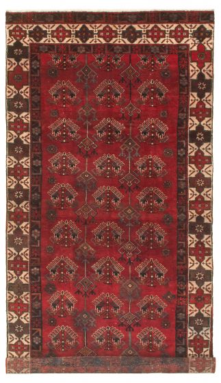 Persian Style 5'1" x 10'4" Hand-knotted Wool Rug 
