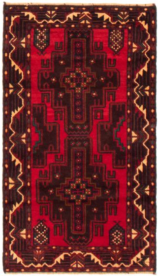 Afghan Teimani 2'10" x 5'1" Hand-knotted Wool Rug 