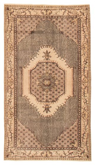 Turkish Antalya Vintage 3'10" x 6'10" Hand-knotted Wool Rug 
