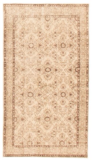 Turkish Melis Vintage 3'10" x 6'10" Hand-knotted Wool Rug 