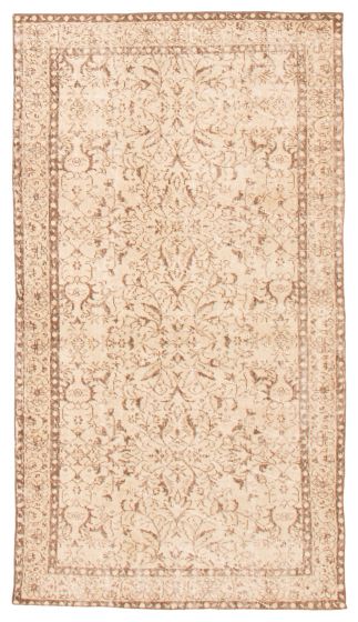 Turkish Melis Vintage 3'10" x 7'0" Hand-knotted Wool Rug 