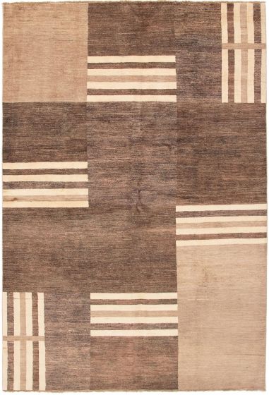 Afghan Finest Ziegler Chobi 6'7" x 9'10" Hand-knotted Wool Rug 