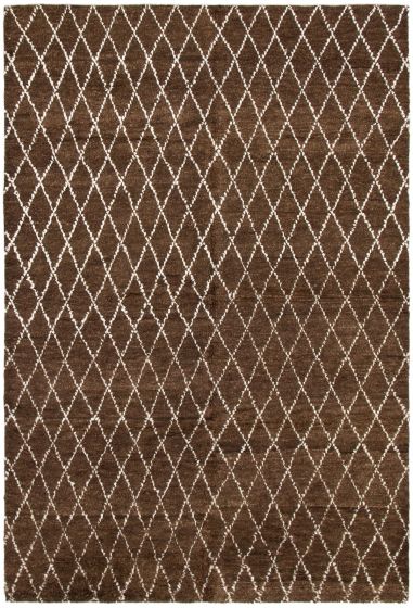 Indian Arlequin 6'0" x 9'0" Hand-knotted Wool Rug 