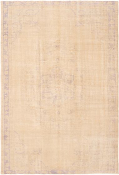 Turkish Antalya Vintage 5'8" x 9'2" Hand-knotted Wool Rug 