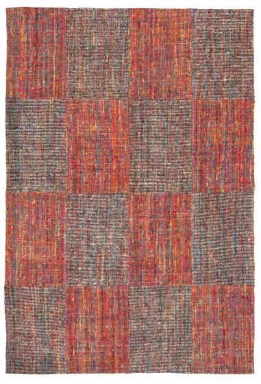 Indian Collage 6'4" x 9'8" Handmade Silk Rug 