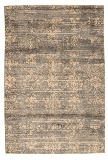 Indian Galleria 5'0" x 7'4" Hand Loomed Viscose Rug 