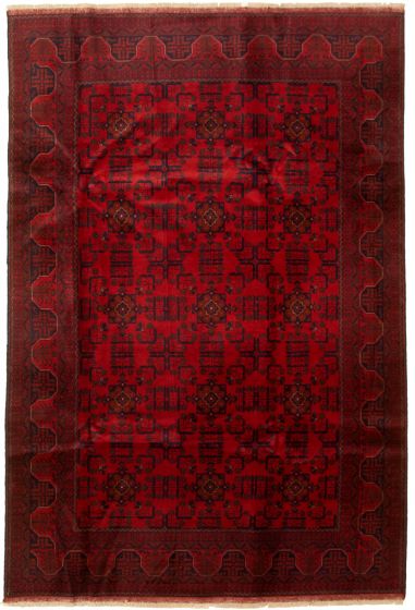 Afghan Finest Khal Mohammadi 6'7" x 9'6" Hand-knotted Wool Rug 
