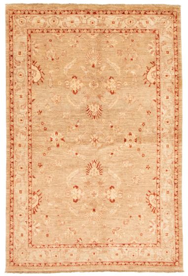 Afghan Chobi Finest 6'2" x 9'3" Hand-knotted Wool Rug 