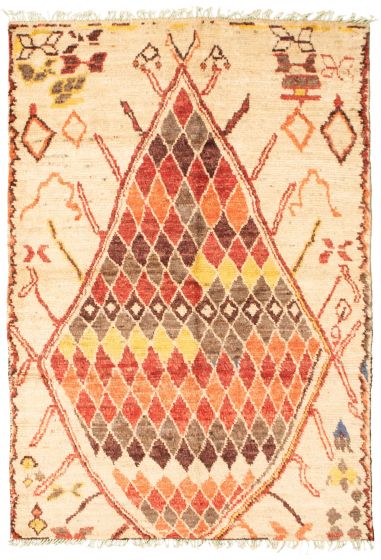Pakistani Marrakech 6'2" x 9'0" Hand-knotted Wool Rug 