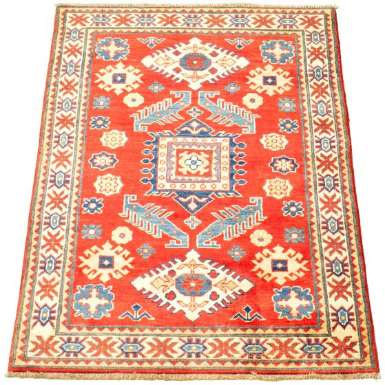 Afghan Finest Ghazni 3'5" x 5'0" Hand-knotted Wool Rug 
