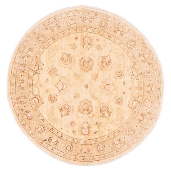 Afghan Chobi Finest 5'0" x 5'0" Hand-knotted Wool Rug 