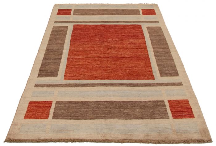 Afghan Finest Ziegler Chobi 4'9" x 6'9" Hand-knotted Wool Rug 