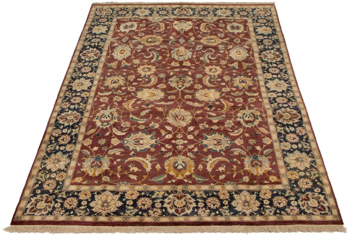 Pakistani Pako Persian 18 Of 20 5'10" x 9'1" Hand-knotted Wool Rug 