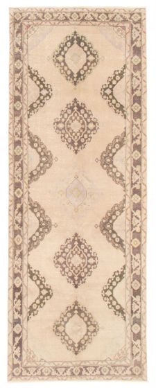 Turkish Anadol Vintage 4'10" x 12'7" Hand-knotted Wool Rug 