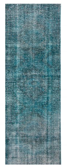 Turkish Color Transition 4'8" x 12'11" Hand-knotted Wool Rug 