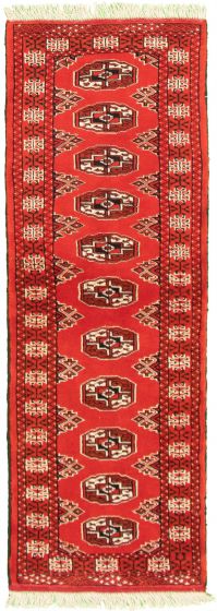 Turkmenistan Turkman 2'0" x 6'6" Hand-knotted Wool Rug 