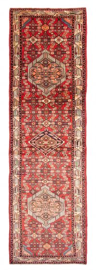 Persian Style 2'8" x 9'6" Hand-knotted Wool Runner Rug 