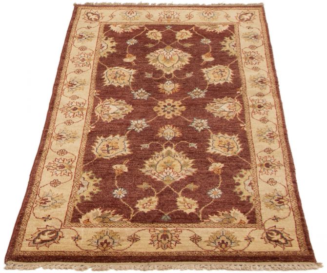 Indian Chobi Twisted 3'0" x 5'3" Hand-knotted Wool Rug 