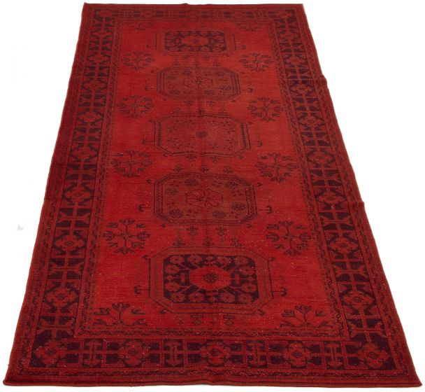 Turkish Color Transition 4'6" x 11'0" Hand-knotted Wool Rug 