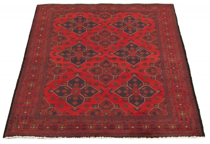 Afghan Finest Khal Mohammadi 4'3" x 6'6" Hand-knotted Wool Rug 