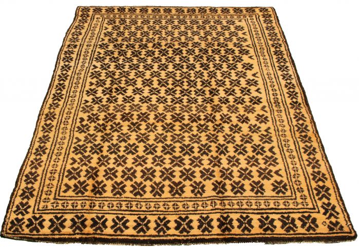 Afghan Akhjah 5'10" x 9'2" Hand-knotted Wool Rug 