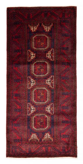 Afghan Royal Baluch 3'2" x 6'7" Hand-knotted Wool Rug 