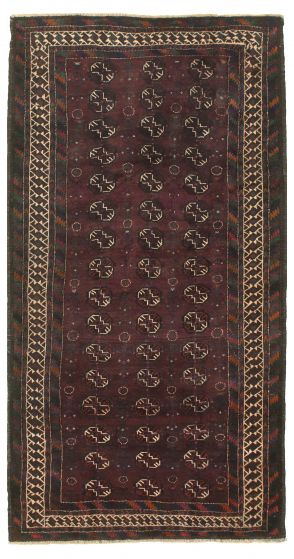 Persian Style 4'6" x 8'10" Hand-knotted Wool Rug 