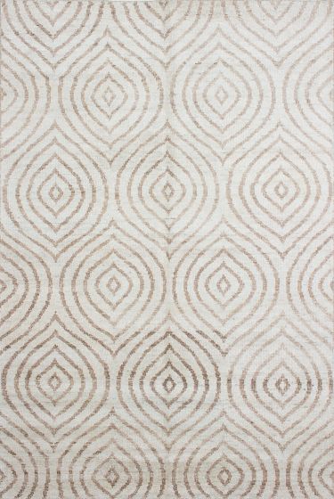 Tapis jules oushak 6'5" x 9'9" en soie artificielle