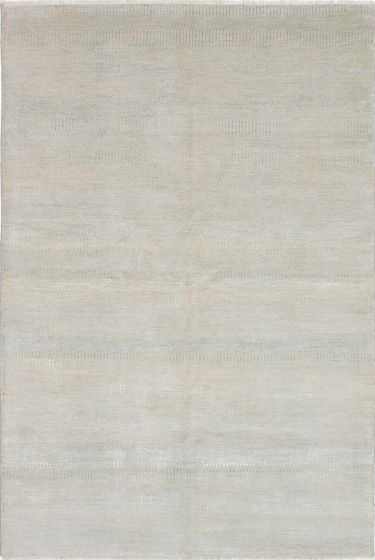 Indian Silk Shadow 6'0" x 9'1" Hand-knotted NA Rug 