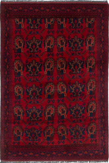 Afghan Finest Khal Mohammadi 4'3" x 6'3" Hand-knotted Wool Rug 