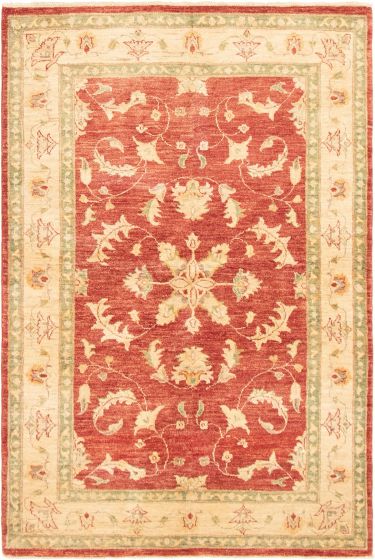 Afghan Chobi Finest 4'7" x 6'10" Hand-knotted Wool Rug 