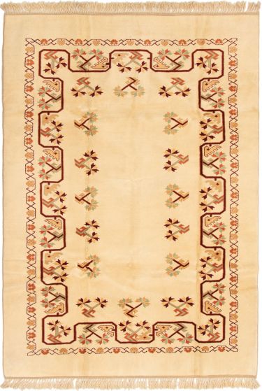 Turkish Melis Vintage 6'6" x 9'4" Hand-knotted Wool Rug 