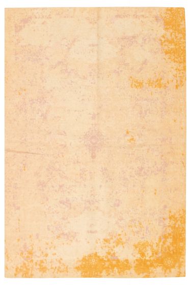 Turkish Color Transition 5'2" x 7'9" Flat-Weave Cotton Kilim 
