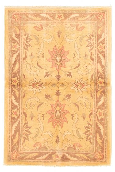 Afghan Chobi Finest 4'0" x 5'10" Hand-knotted Wool Rug 