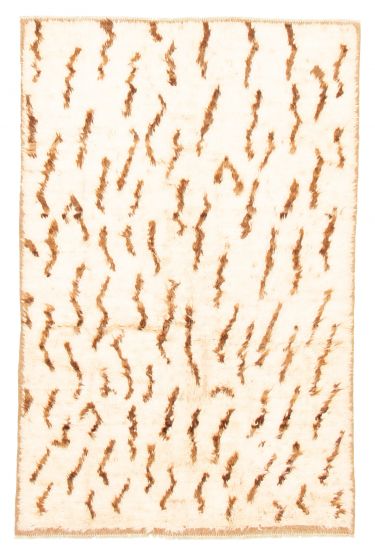 Pakistani Marrakech 5'2" x 7'10" Hand-knotted Wool Rug 