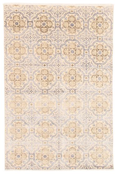 Indian Heritage 6'0" x 9'0" Hand-knotted Silk, Wool Rug 