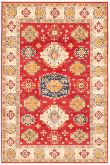 Afghan Finest Ghazni 6'7" x 9'11" Hand-knotted Wool Rug 