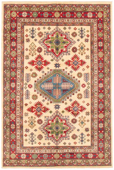 Afghan Finest Ghazni 5'10" x 8'10" Hand-knotted Wool Rug 