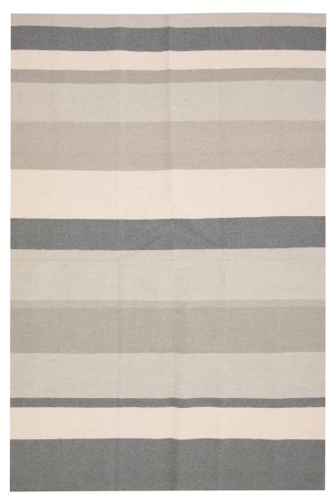 Turkish Ankara FW 5'1" x 7'8" Flat-Weave Wool Kilim 