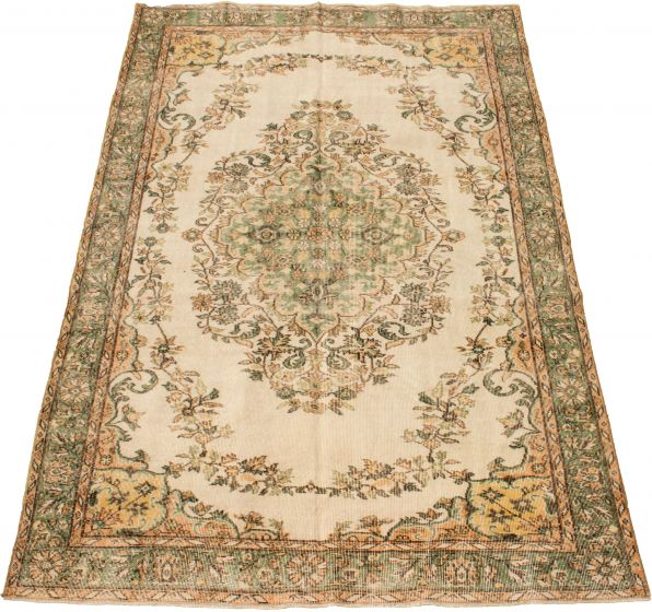 Tapis melis vintage 6'4" x 9'6" en laine