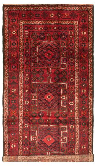 Persian Style 5'3" x 10'8" Hand-knotted Wool Rug 