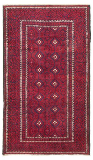 Persian Style 5'1" x 9'0" Hand-knotted Wool Rug 