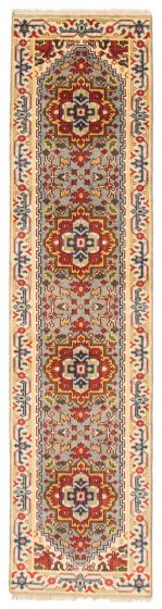 Indian Serapi Heritage 2'6" x 10'3" Hand-knotted Wool Rug 