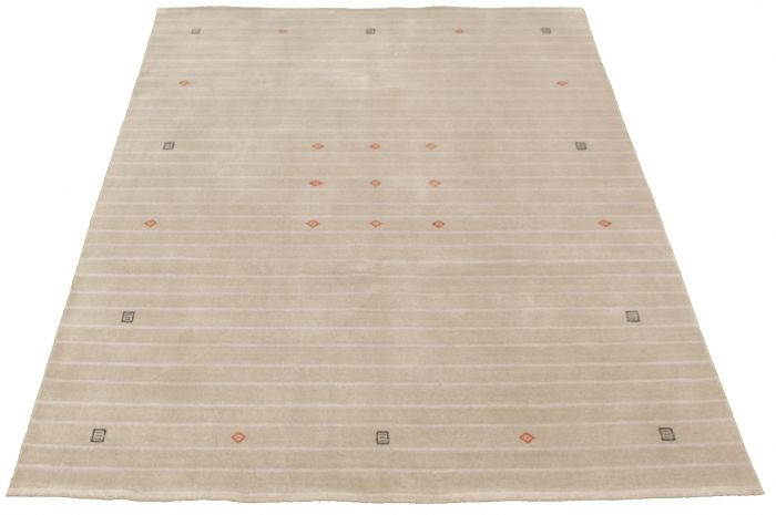 Indo Gabbeh 5'7" x 9'4" Hand-knotted Wool Rug 