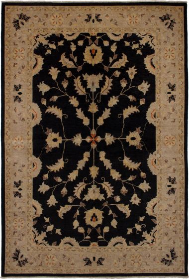 Afghan Chobi Finest 6'6" x 9'8" Hand-knotted Wool Rug 