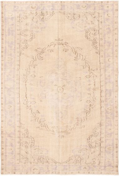 Turkish Antalya Vintage 5'8" x 9'3" Hand-knotted Wool Rug 