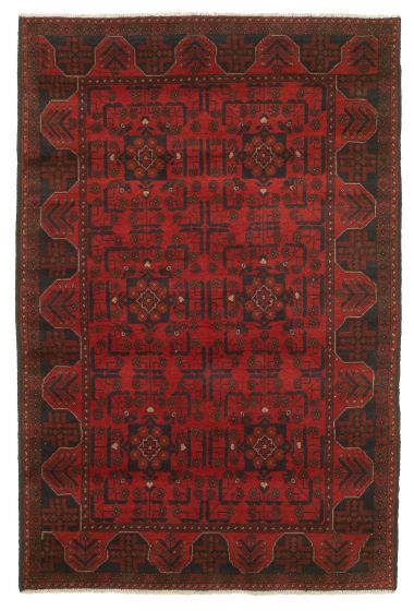 Afghan Finest Khal Mohammadi 4'3" x 6'4" Hand-knotted Wool Rug 