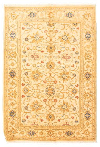Afghan Chobi Finest 6'3" x 9'2" Hand-knotted Wool Rug 