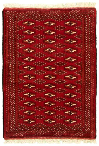 Turkmenistan Turkman 3'4" x 4'9" Hand-knotted Wool Rug 
